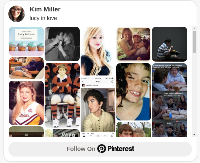 Lucy In Love Pinterest Board