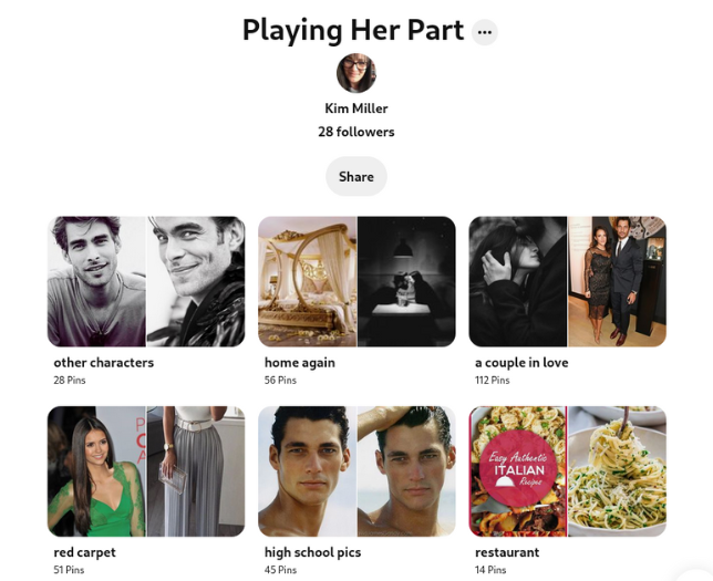 Pinterest Board for Playing Her Part