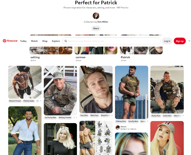 Pinterest Board for Always and Forever, Lorenzo