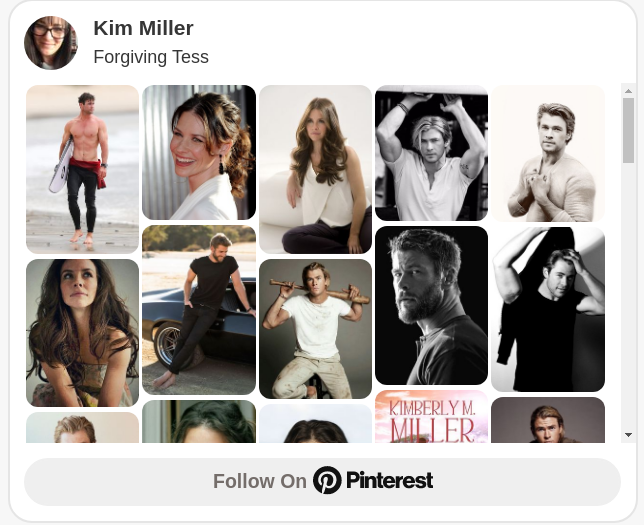 Pinterest Board for Forgiving Tess